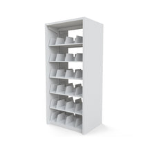 Guarda Visible Doble (74.5cm de fondo),Blanco Tormenta